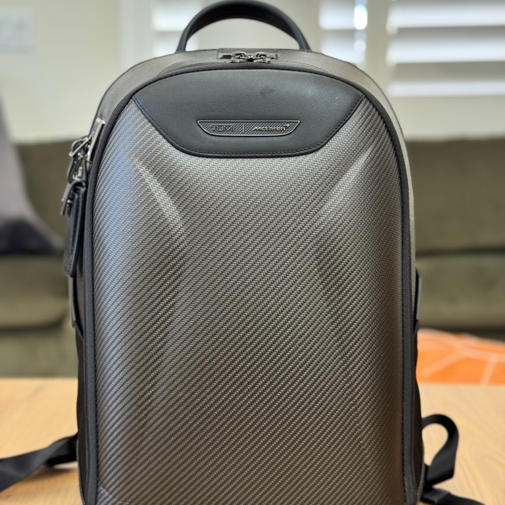 Tumi McLaren Velocity Backpack Carbon Fiber